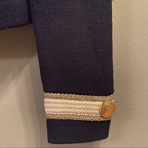 St. John Collection Vintage Nautical Blazer, Size 2 - Picture 10 of 14